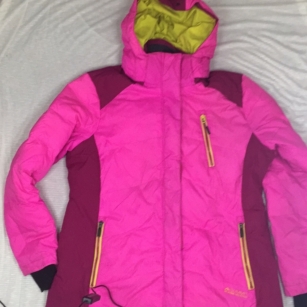 Bright Down Filled coat. Canadian winter approved!